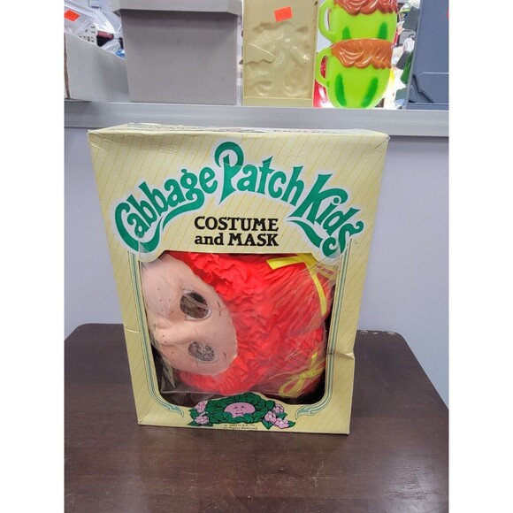 Cabbage Patch Kids Tiny Tot Coveralls (3-5) Costume and mask - Picture 1 of 14
